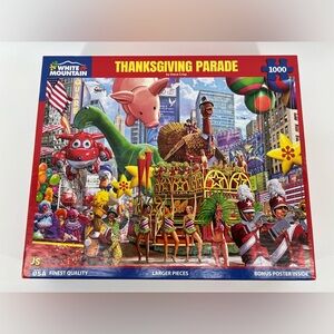 Thanksgiving Parade White Mountain 1000 Piece Puzzle